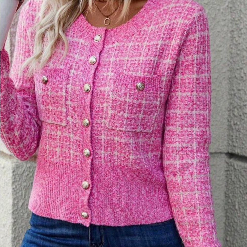 🔥BRAND NEW🔥 Pink Cardigan - Picture 4 of 5